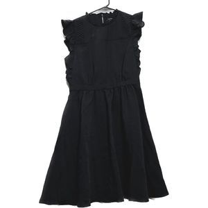 Club, Monaco, women’s size 4, sleeveless, keyhole, neck, ruffle, a line dress